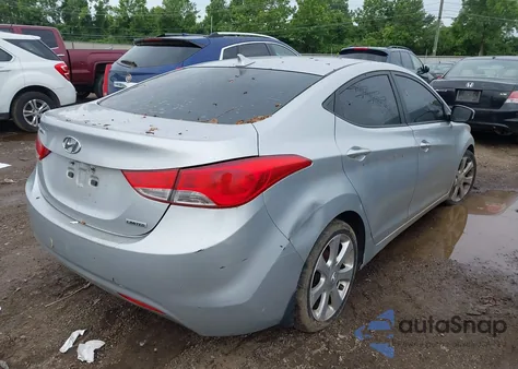 2013 Hyundai Elantra Limited из США, поврежденный, VIN 5NPDH4AE0DH184344